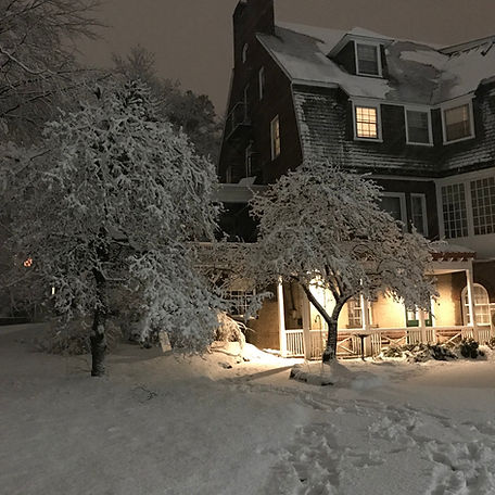The Walker Center in the snow